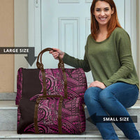 New Zealand Hammerhead Shark Travel Bag Maori Haehae Mangopare Pink LT14 - Polynesian Pride