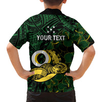 Personalised Solomon Islands Western Province Day Family Matching Long Sleeve Bodycon Dress and Hawaiian Shirt Sea Turtle Mix Polynesian Hibiscus Pattern LT14 - Polynesian Pride