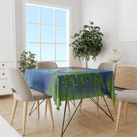 New Zealand Takahe Christmas Tablecloth Maori Fern Mix Pohotukawa LT14 - Polynesian Pride
