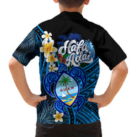 Hafa Adai Guam Family Matching Puletasi Dress and Hawaiian Shirt Guahan Sea Turtle Tropical Style LT14 - Polynesian Pride