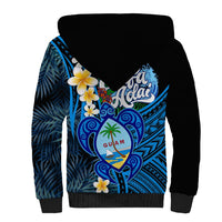 Hafa Adai Guam Sherpa Hoodie Guahan Sea Turtle Tropical Style LT14 - Polynesian Pride