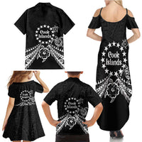 Kia Orana Cook Islands Family Matching Summer Maxi Dress and Hawaiian Shirt 2025 Pasifika Polynesian Turtle Black Color LT14 - Polynesian Pride