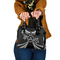 Kia Orana Cook Islands Shoulder Handbag 2025 Pasifika Polynesian Turtle Black Color
