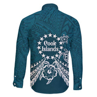 Kia Orana Cook Islands Family Matching Summer Maxi Dress and Hawaiian Shirt Polynesian Turtle Crowberry Blue Color LT14 - Polynesian Pride