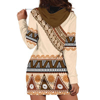 Bula Fiji Hoodie Dress 2025 Pasifika Traditional Fijian Masi LT14 - Polynesian Pride