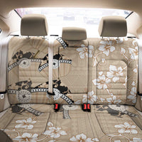 Bula Fiji Iri Buli Back Car Seat Cover Woven Fan With Fijian Tapa LT14 - Polynesian Pride