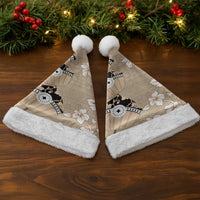Bula Fiji Iri Buli Christmas Santa Hat Woven Fan With Fijian Tapa LT14 - Polynesian Pride