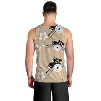 Bula Fiji Iri Buli Men Tank Top Woven Fan With Fijian Tapa LT14 - Polynesian Pride