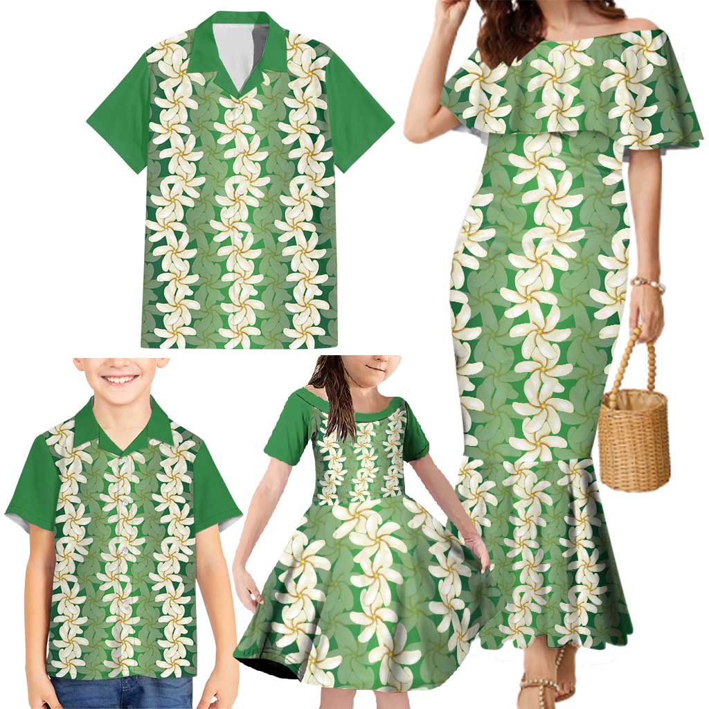 Ia Orana Tahiti Tiare Maori Seamless Style Family Matching Mermaid Dress and Hawaiian Shirt LT14 - Polynesian Pride