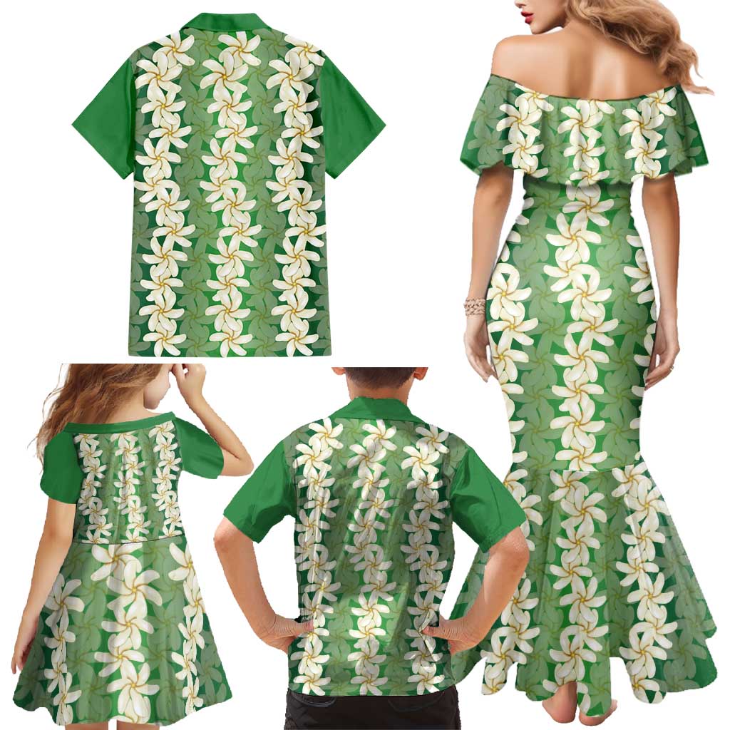 Ia Orana Tahiti Tiare Maori Seamless Style Family Matching Mermaid Dress and Hawaiian Shirt LT14 - Polynesian Pride