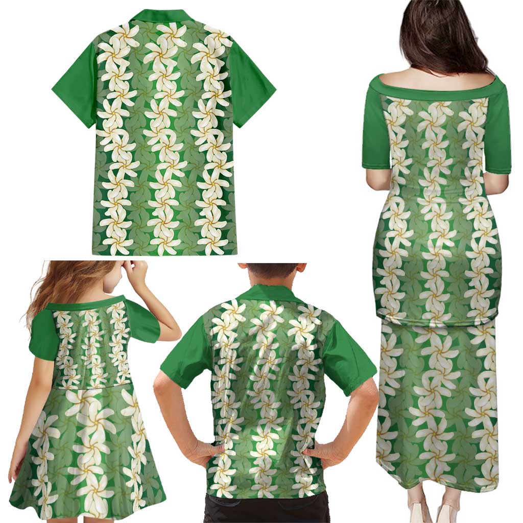 Ia Orana Tahiti Tiare Maori Seamless Style Family Matching Puletasi and Hawaiian Shirt LT14 - Polynesian Pride