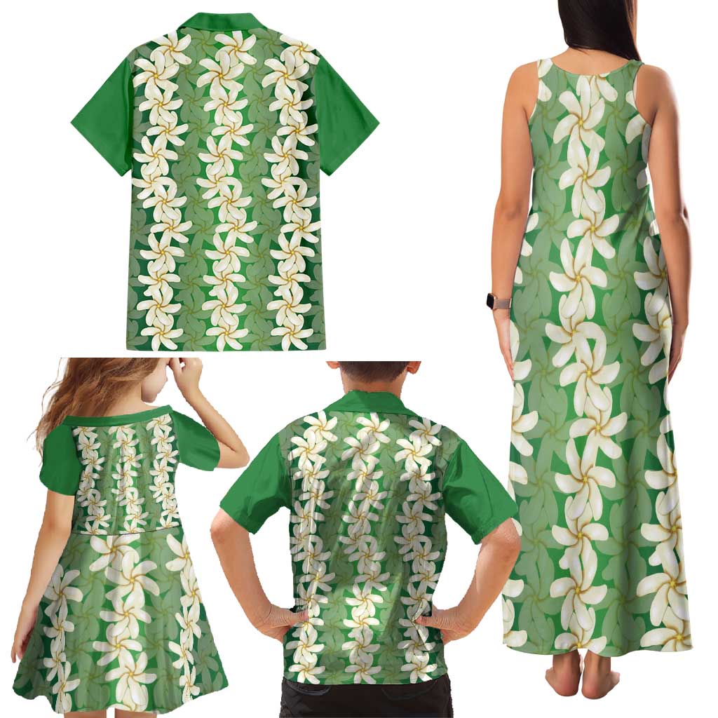Ia Orana Tahiti Tiare Maori Seamless Style Family Matching Tank Maxi Dress and Hawaiian Shirt LT14 - Polynesian Pride