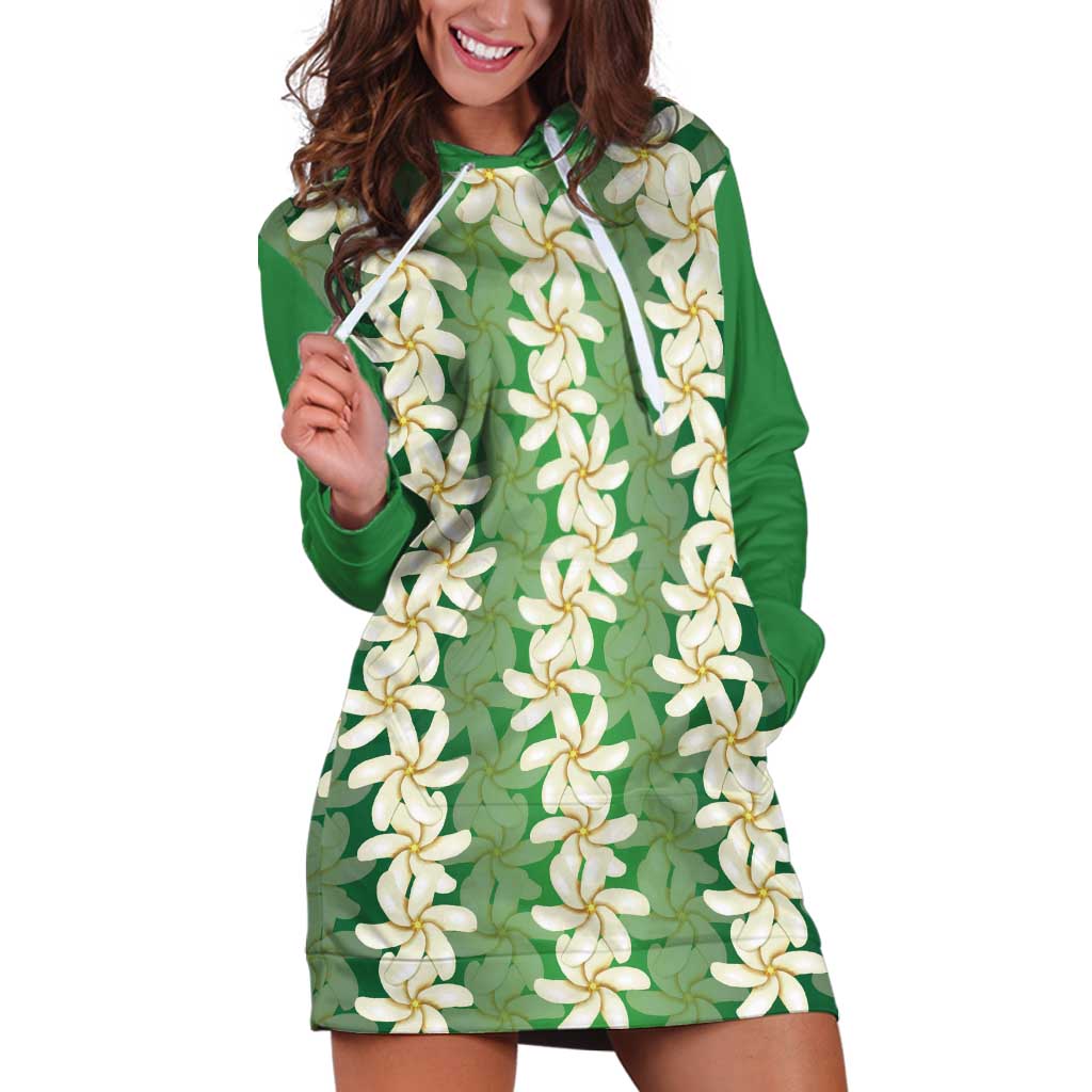 Ia Orana Tahiti Tiare Maori Seamless Style Hoodie Dress LT14 Green - Polynesian Pride