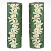 Ia Orana Tahiti Tiare Maori Seamless Style Skinny Tumbler LT14 Green - Polynesian Pride