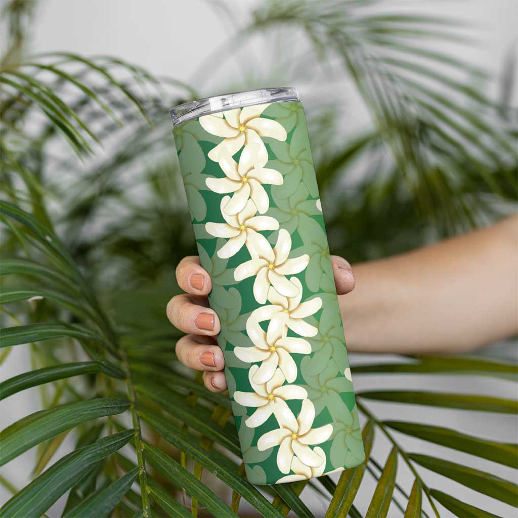 Ia Orana Tahiti Tiare Maori Seamless Style Skinny Tumbler LT14 - Polynesian Pride