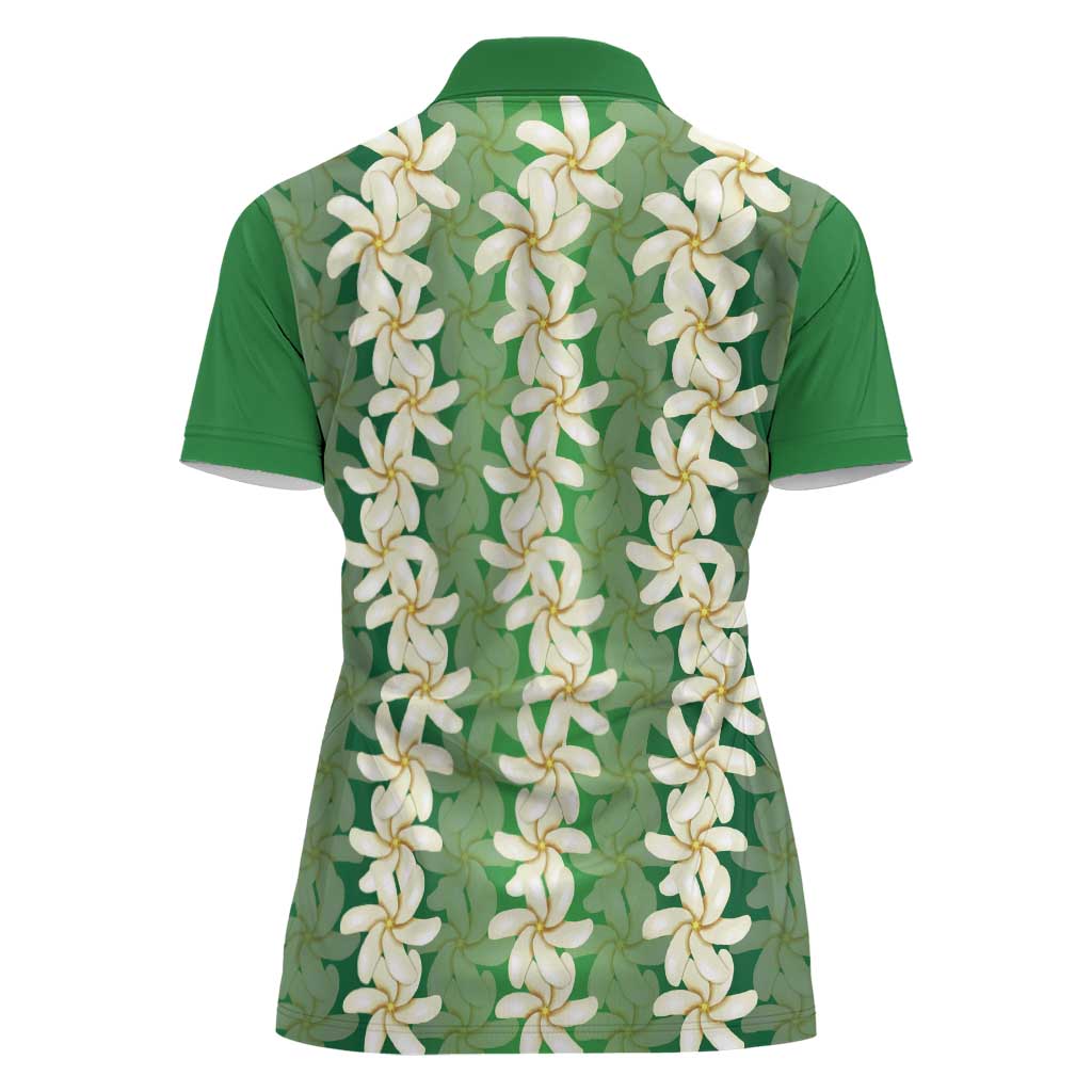 Ia Orana Tahiti Tiare Maori Seamless Style Women Polo Shirt LT14 - Polynesian Pride