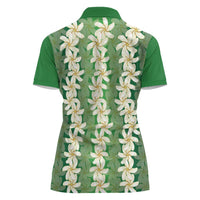 Ia Orana Tahiti Tiare Maori Seamless Style Women Polo Shirt LT14 - Polynesian Pride