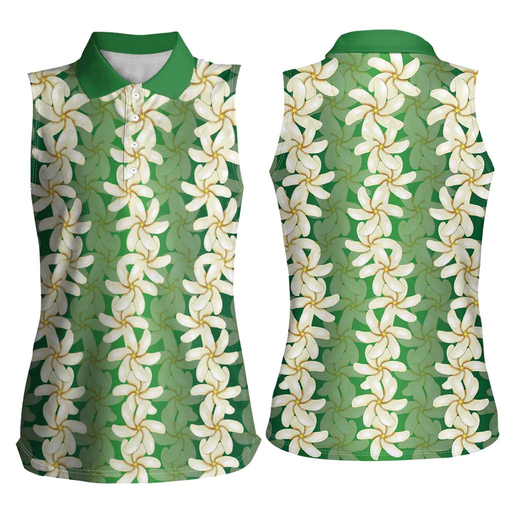 Ia Orana Tahiti Tiare Maori Seamless Style Women Sleeveless Polo Shirt LT14 - Polynesian Pride