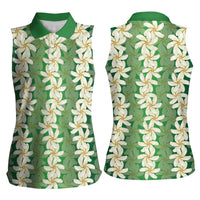 Ia Orana Tahiti Tiare Maori Seamless Style Women Sleeveless Polo Shirt LT14 - Polynesian Pride