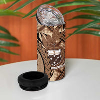 Samoa Siapo 4 in 1 Can Cooler Tumbler Happy Independence Day Vintage Vibes