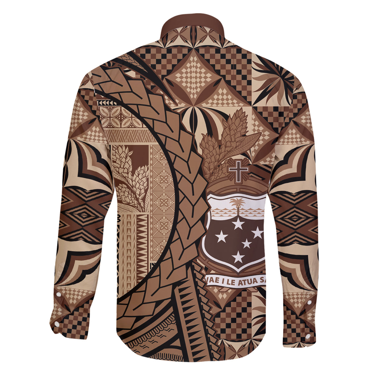 Samoa Siapo Family Matching Off The Shoulder Long Sleeve Dress and Hawaiian Shirt Happy Independence Day Vintage Vibes LT14 - Polynesian Pride