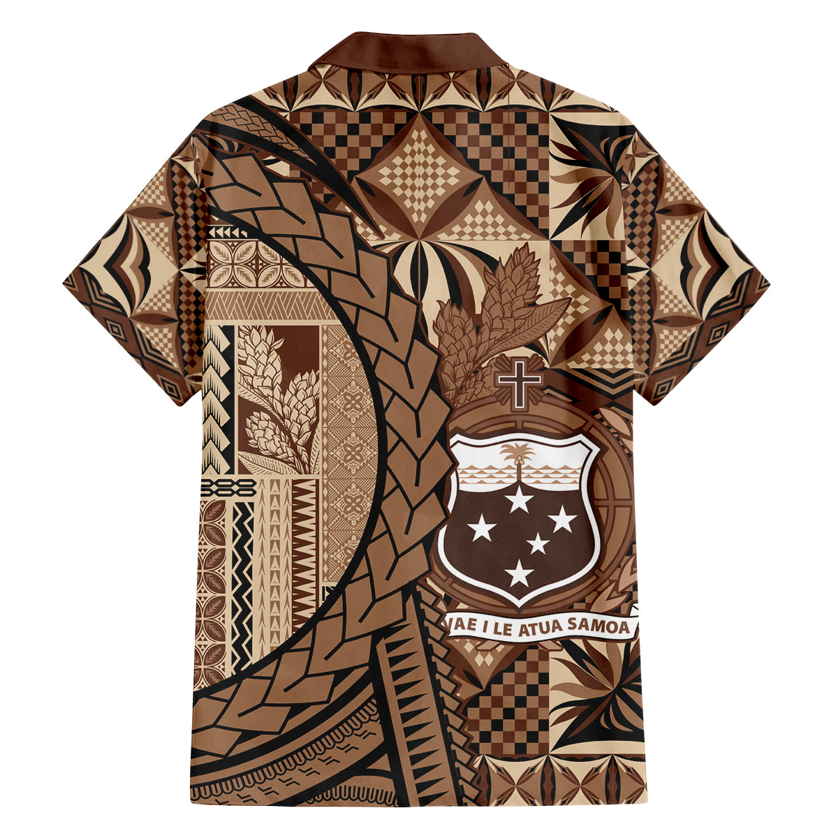 Samoa Siapo Family Matching Off Shoulder Maxi Dress and Hawaiian Shirt Happy Independence Day Vintage Vibes LT14 - Polynesian Pride