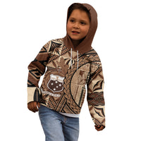 Samoa Siapo Kid Hoodie Happy Independence Day Vintage Vibes LT14 - Polynesian Pride
