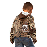 Samoa Siapo Kid Hoodie Happy Independence Day Vintage Vibes LT14 - Polynesian Pride