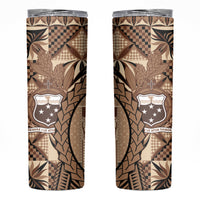 Samoa Siapo Skinny Tumbler Happy Independence Day Vintage Vibes