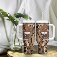 Samoa Siapo Tumbler With Handle Happy Independence Day Vintage Vibes LT14 - Polynesian Pride