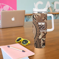Samoa Siapo Tumbler With Handle Happy Independence Day Vintage Vibes LT14 - Polynesian Pride