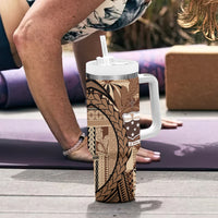 Samoa Siapo Tumbler With Handle Happy Independence Day Vintage Vibes LT14 - Polynesian Pride