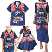 Samoan Independence Day Family Matching Puletasi and Hawaiian Shirt Manuia Le Tutoatasi O Samoa LT14 - Polynesian Pride
