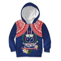 Samoan Independence Day Kid Hoodie Manuia Le Tutoatasi O Samoa LT14 Hoodie Blue - Polynesian Pride