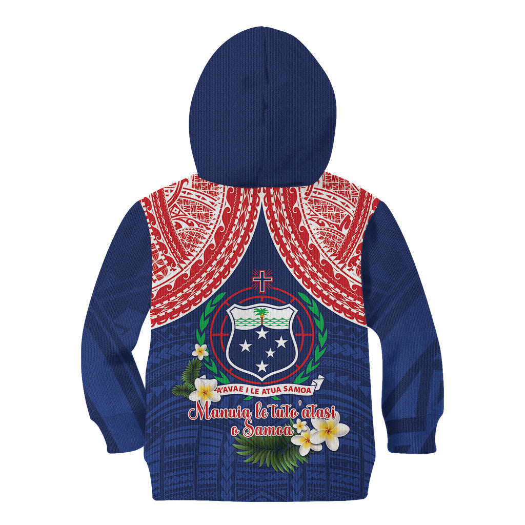Samoan Independence Day Kid Hoodie Manuia Le Tutoatasi O Samoa LT14 - Polynesian Pride