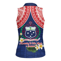 Samoan Independence Day Women Sleeveless Polo Shirt Manuia Le Tutoatasi O Samoa