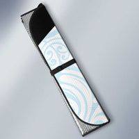 New Zealand Silver Fern Tui Bird Auto Sun Shade Maori Kowhai Paua Shell Taniko Motifs LT14 - Polynesian Pride