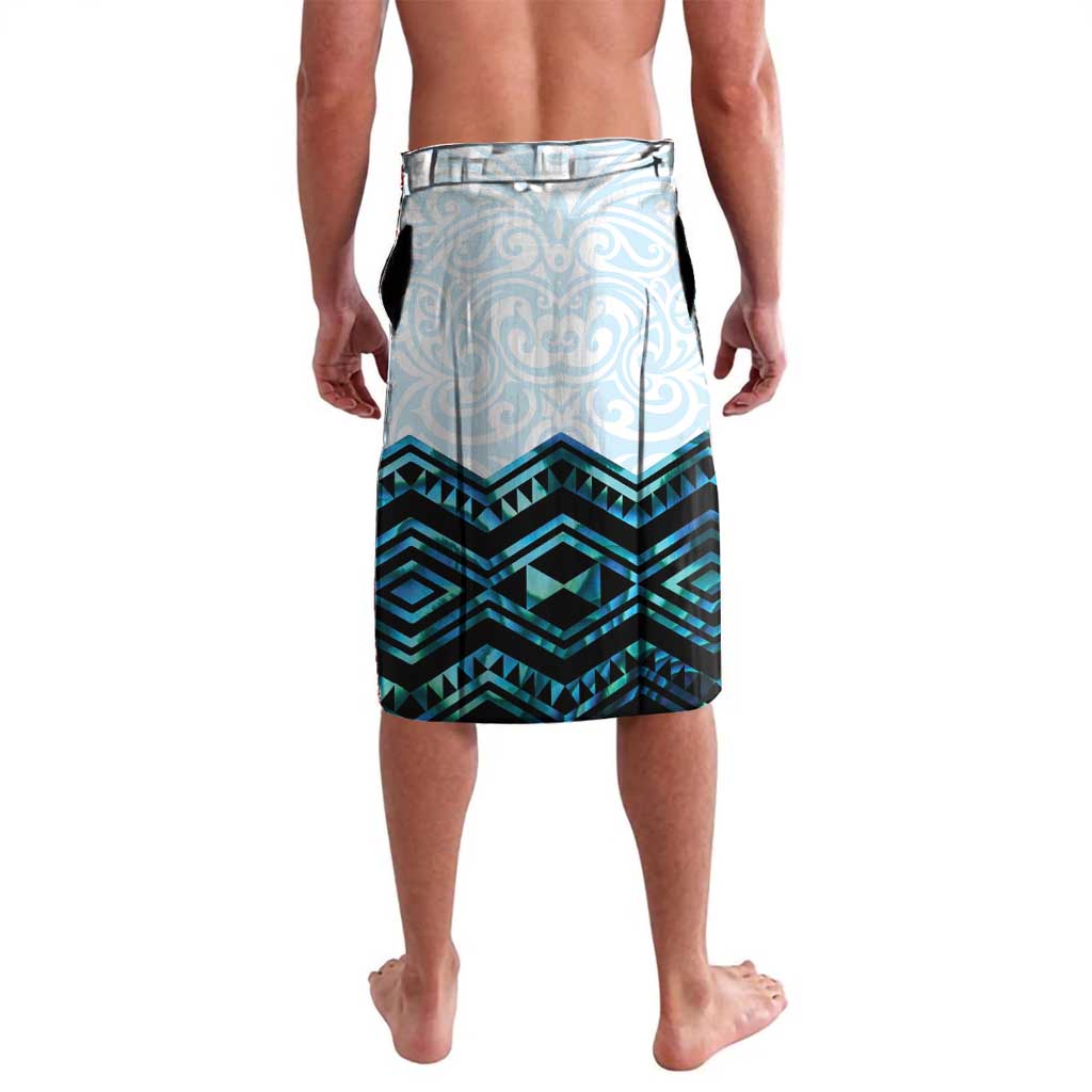 New Zealand Silver Fern Tui Bird Lavalava Maori Kowhai Paua Shell Taniko Motifs LT14 - Polynesian Pride