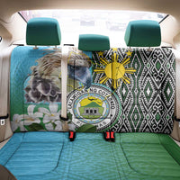 Cotabato Philippines Province Back Car Seat Cover Filipino Eagle Sampaguita Tinalak Pattern LT14 - Polynesian Pride