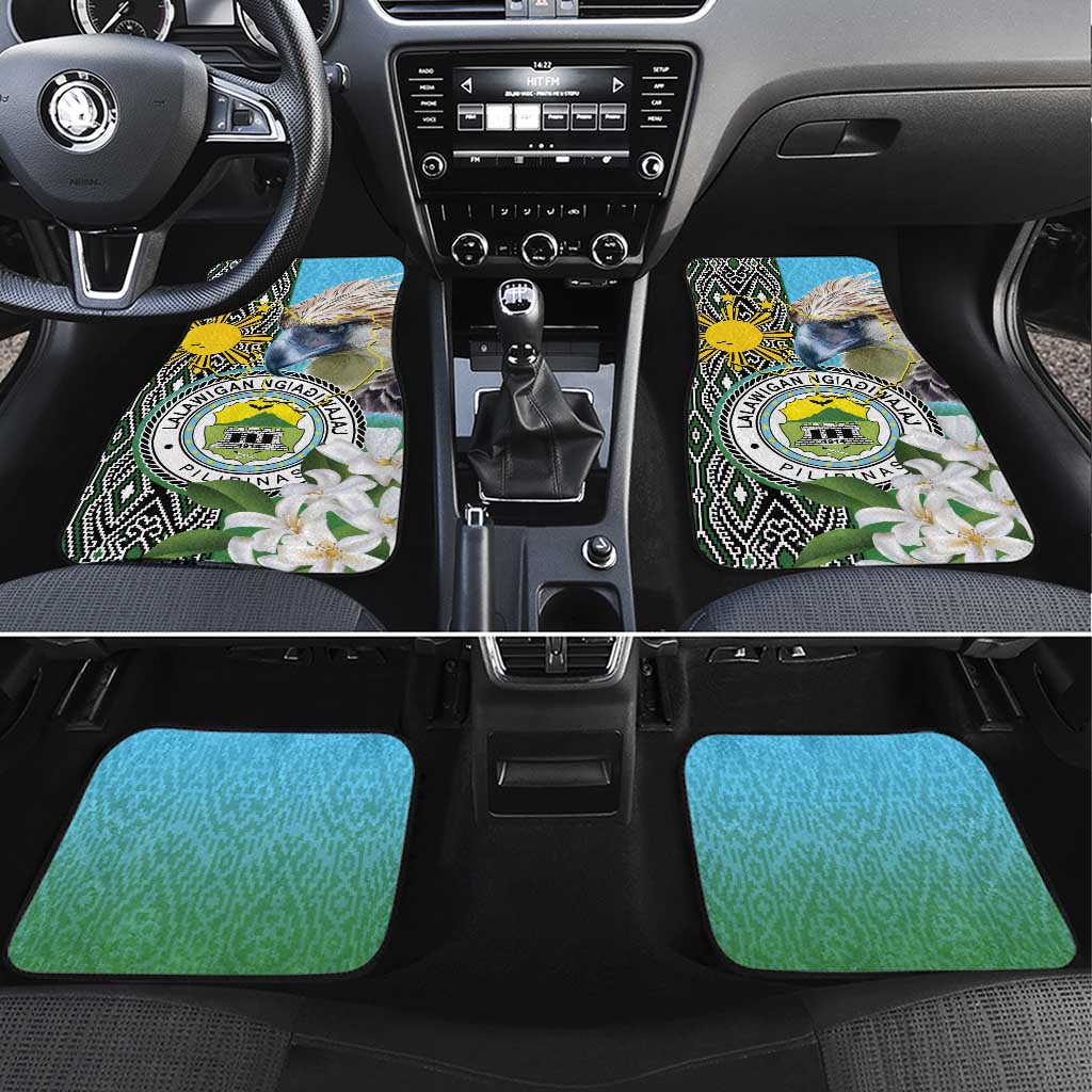 Cotabato Philippines Province Car Mats Filipino Eagle Sampaguita Tinalak Pattern