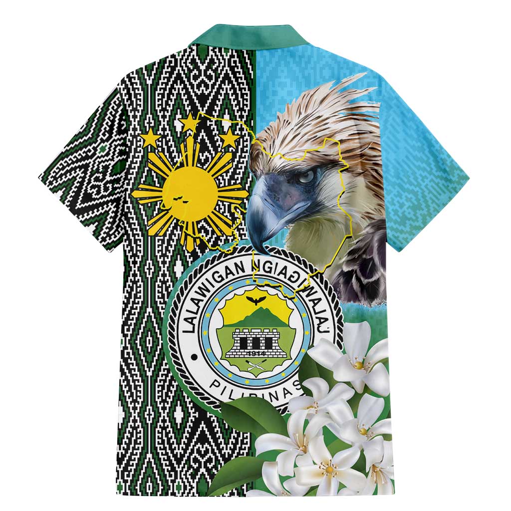 Cotabato Philippines Province Family Matching Mermaid Dress and Hawaiian Shirt Filipino Eagle Sampaguita Tinalak Pattern LT14 - Polynesian Pride