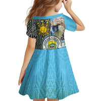 Cotabato Philippines Province Family Matching Off The Shoulder Long Sleeve Dress and Hawaiian Shirt Filipino Eagle Sampaguita Tinalak Pattern LT14 - Polynesian Pride