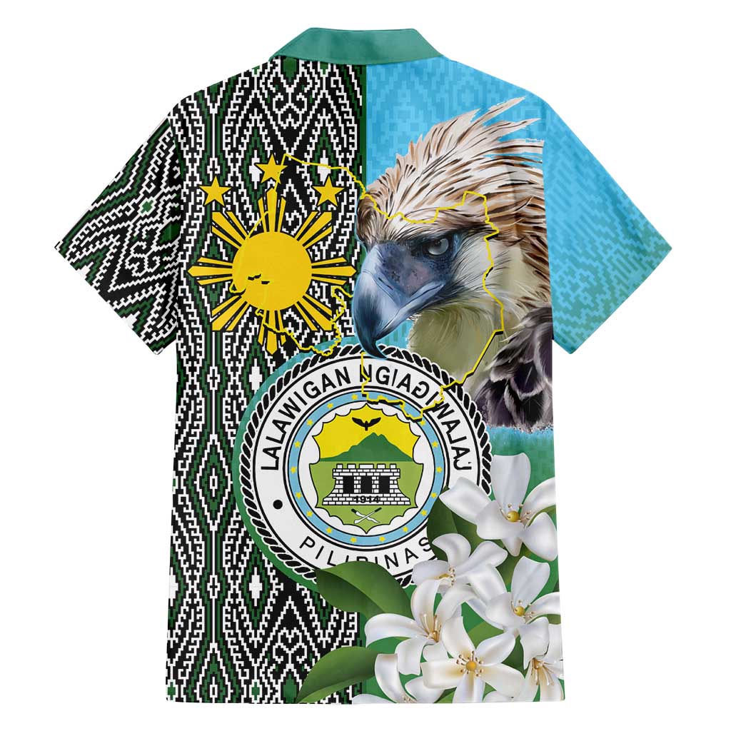 Cotabato Philippines Province Family Matching Tank Maxi Dress and Hawaiian Shirt Filipino Eagle Sampaguita Tinalak Pattern LT14 - Polynesian Pride