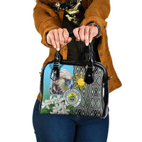 Cotabato Philippines Province Shoulder Handbag Filipino Eagle Sampaguita Tinalak Pattern