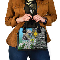 Cotabato Philippines Province Shoulder Handbag Filipino Eagle Sampaguita Tinalak Pattern