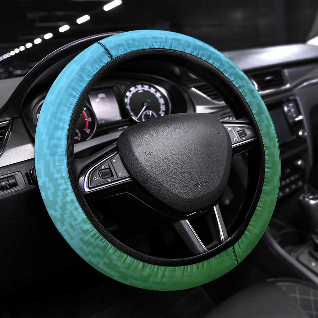 Cotabato Philippines Province Steering Wheel Cover Filipino Eagle Sampaguita Tinalak Pattern