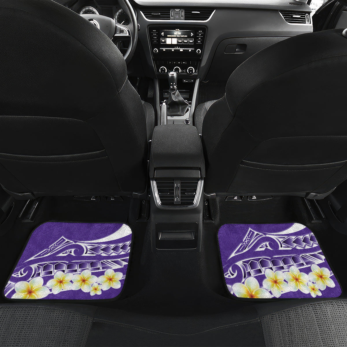 No Story Should End Too Soon Suicide Awareness Car Mats Purple And Teal Polynesian Ribbon