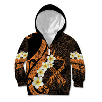 Liver Cancer Awareness Month Kid Hoodie Awareness Is Key Orange Polynesian Ribbon LT14 Zip Hoodie Orange - Polynesian Pride