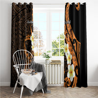 Liver Cancer Awareness Month Window Curtain Awareness Is Key Orange Polynesian Ribbon LT14 - Polynesian Pride