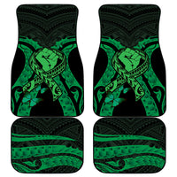 ADHD Awareness Month You Matter Car Mats Green Polynesian Ribbon